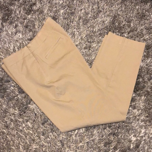 Talbots Pants - Talbots Heritage women’s flat front Khaki pants size12